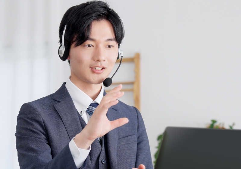 テレワーク風景